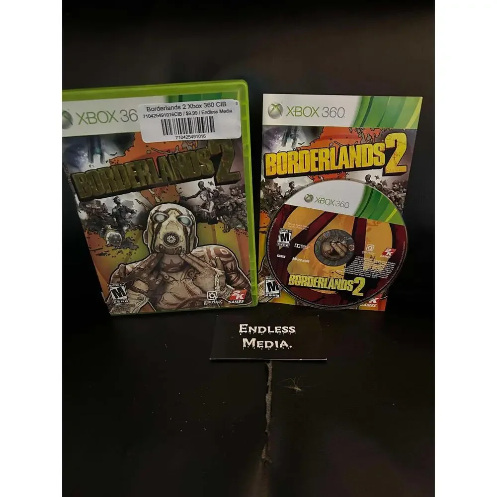 Borderlands 2 Microsoft Xbox 360 CIB Video Game